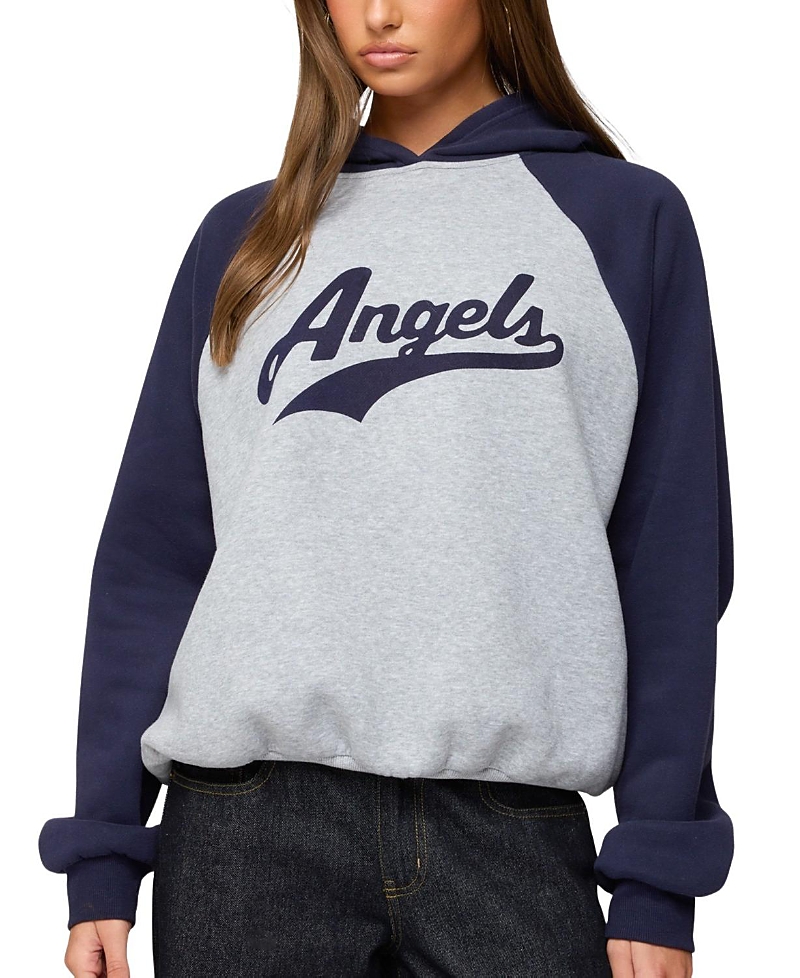 Edikted Angels Raglan Oversized Hoodie