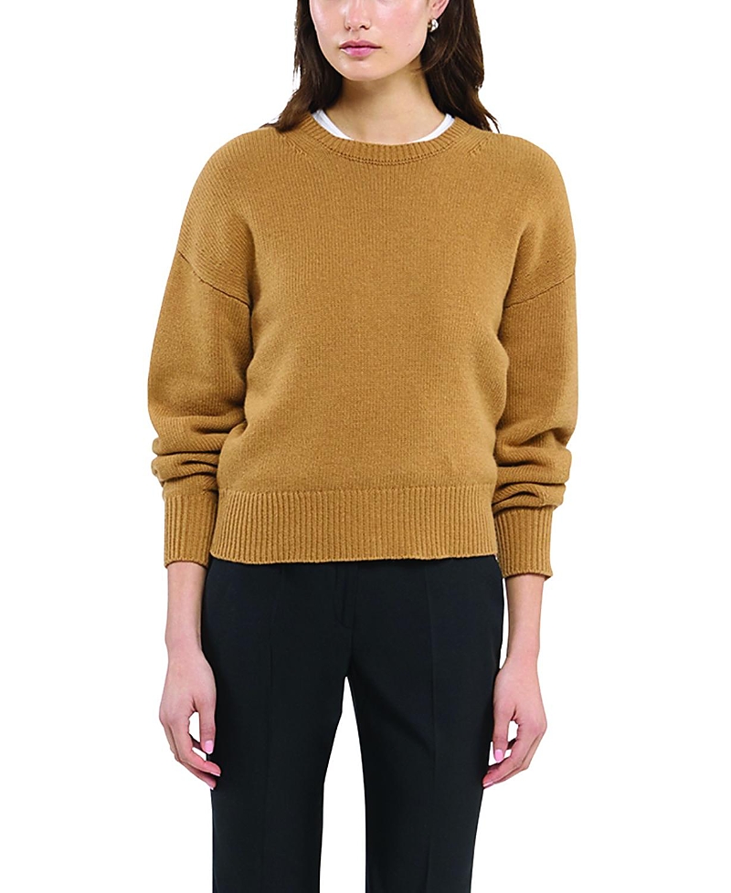 Another Tomorrow Cashmere Knit Sweatshirt