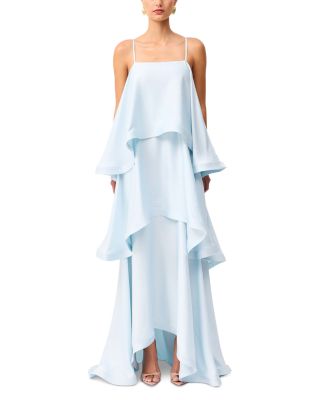 Elliatt Tilly Tiered Maxi Dress In Blue