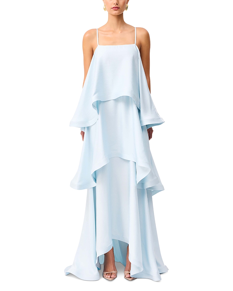 Elliatt Tilly Tiered Maxi Dress In Blue
