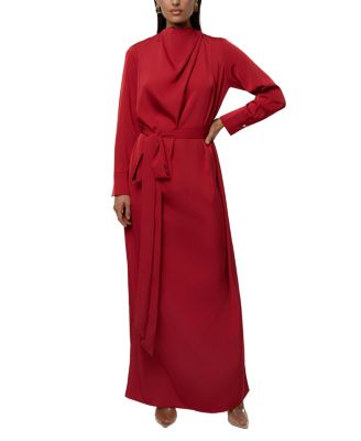 Victoria Satin Maxi Dress