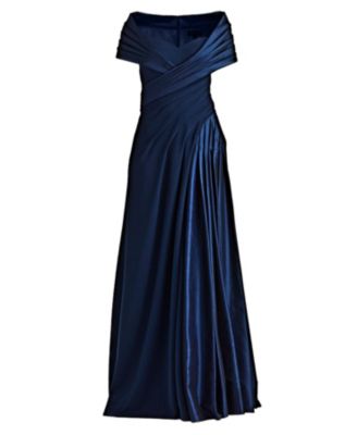  Milica Draped Portrait Collar Gown