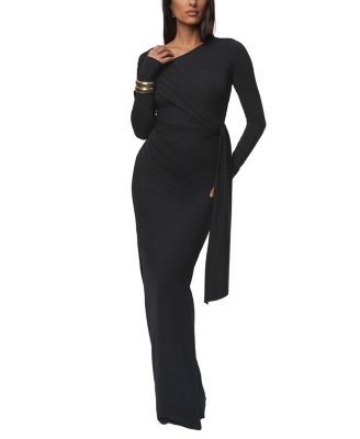  Glitz Asymmetric Maxi Dress