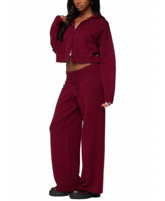 Russell Knit Hooded Cardigan