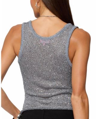 Eleora Sequin Knit Tank Top