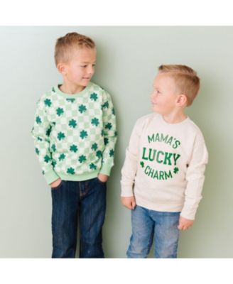 Boys' Mama's Lucky Charm St. Patrick's Day Sweatshirt - Little Kid