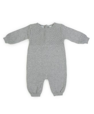Feltman Brothers Boys' Diamond Knit Longall - Baby In Gray