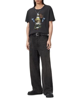 Sabre Skull Crewneck Graphic T-Shirt