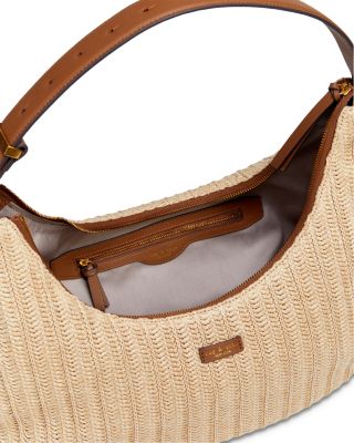 Hudson Large Paper Straw Hobo Bag