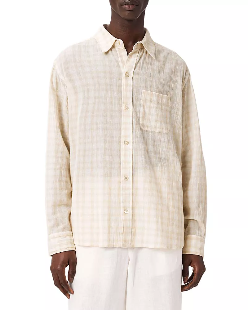 Allsaints Toya Check Pocket Shirt