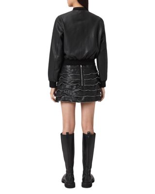 Emara Lea Leather Skirt