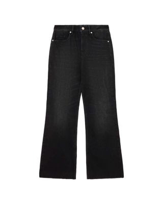Ember High Rise Flare Jeans in Washed Black