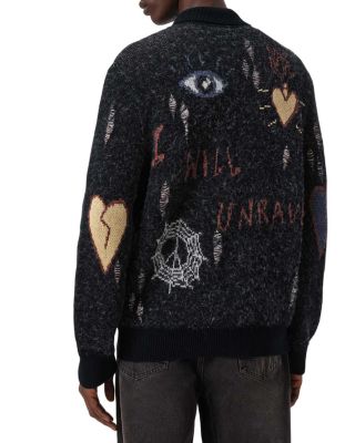 Meller Graphic Cardigan Sweater