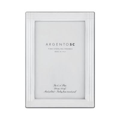 Axis Sterling Silver Frame, 4" x 6"