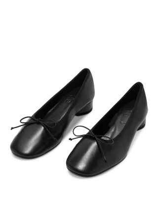 Women's Onda Leather Bow Flats
