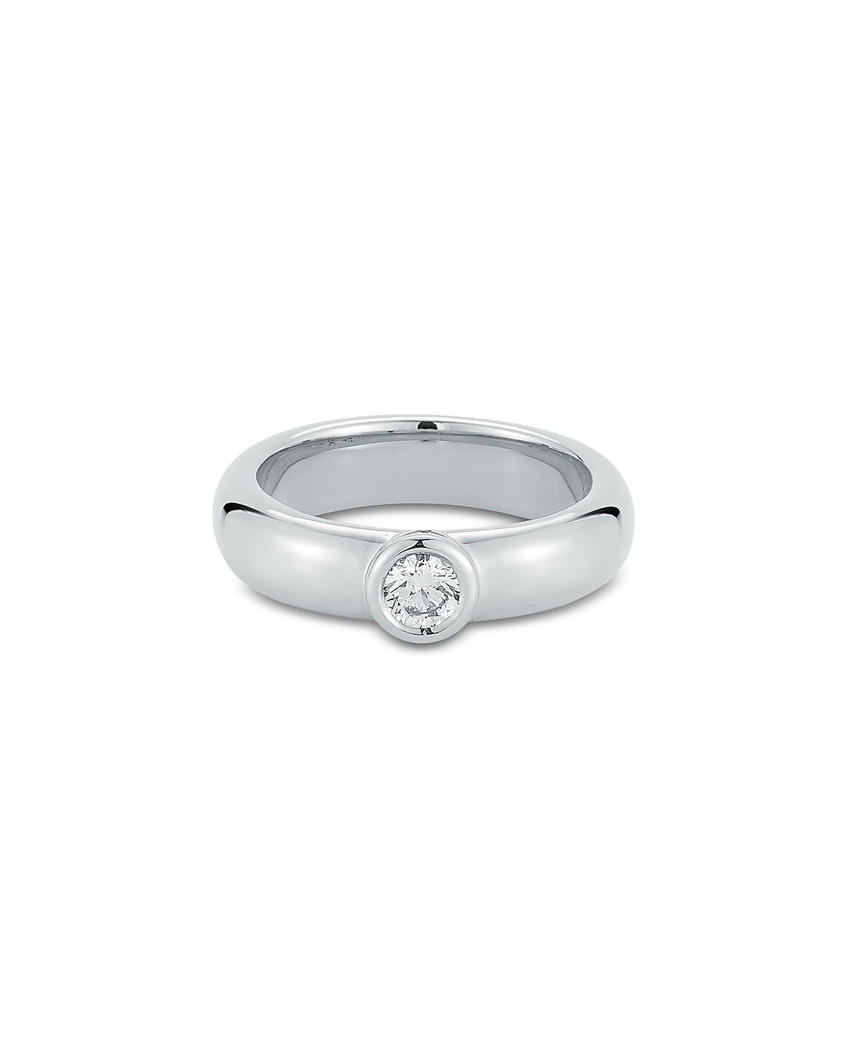 Walters Faith 18K Gold Bezel Set Diamond Ring