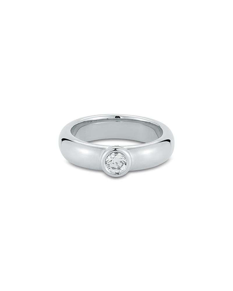 Walters Faith 18K Gold Bezel Set Diamond Ring
