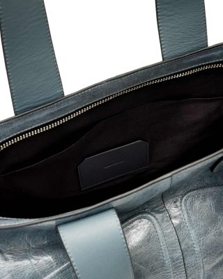 Jean Rey Large Leather Tote Bag