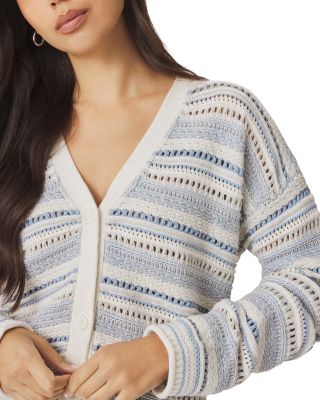 Addison Stripe Cardigan Sweater