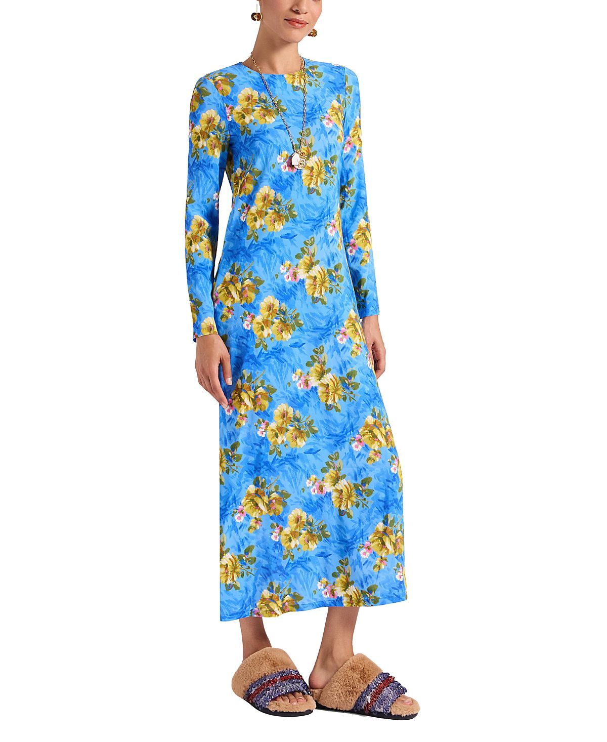 La DoubleJ Long Sleeve Swing Dress