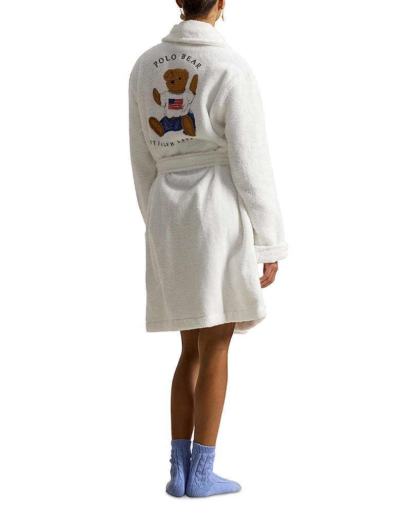 Polo Ralph Lauren Back Polo Bear Wrap Robe
