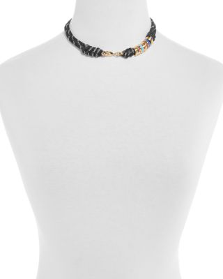 Super Size Happy Cord Necklace, 14"