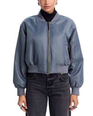 Leon Cropped Bomber Jacket
