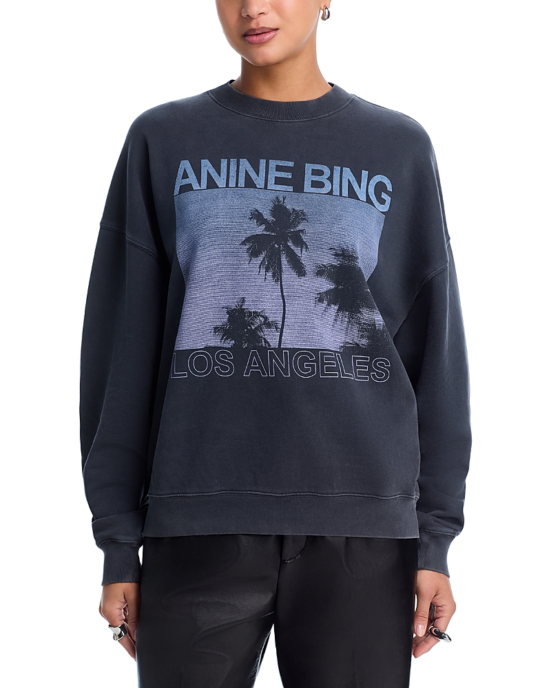 Anine Bing Miles Graphic Sweatshirt