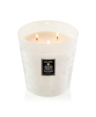 Tahitian Coconut Vanilla 3 Wick Hearth Candle