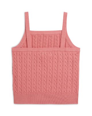 Girls' Mini Cable Cotton Tank Top - Little Kid