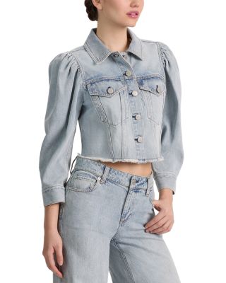 Lana Puff Sleeve Denim Jacket