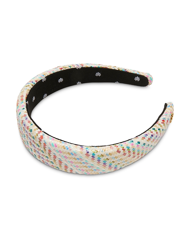 Lele Sadoughi Alice Raffia Medley Headband