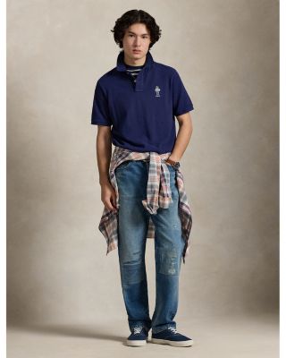 Classic Fit Polo Bear Mesh Polo Shirt