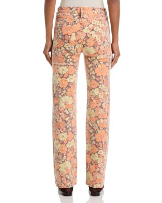 The Kick It High Rise Jeans in Orange Blossom