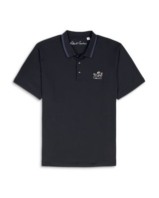 Monkey Business Short Sleeve Knit Polo Shirt
