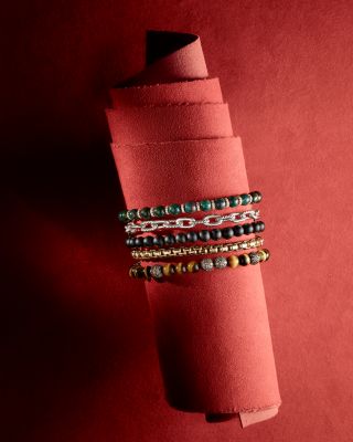 Men's DY Madison&reg; Chain Bracelet in Sterling Silver, 6mm