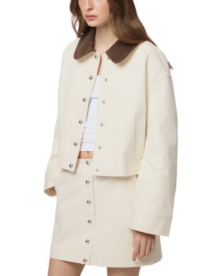 Ella Canvas Cropped Jacket