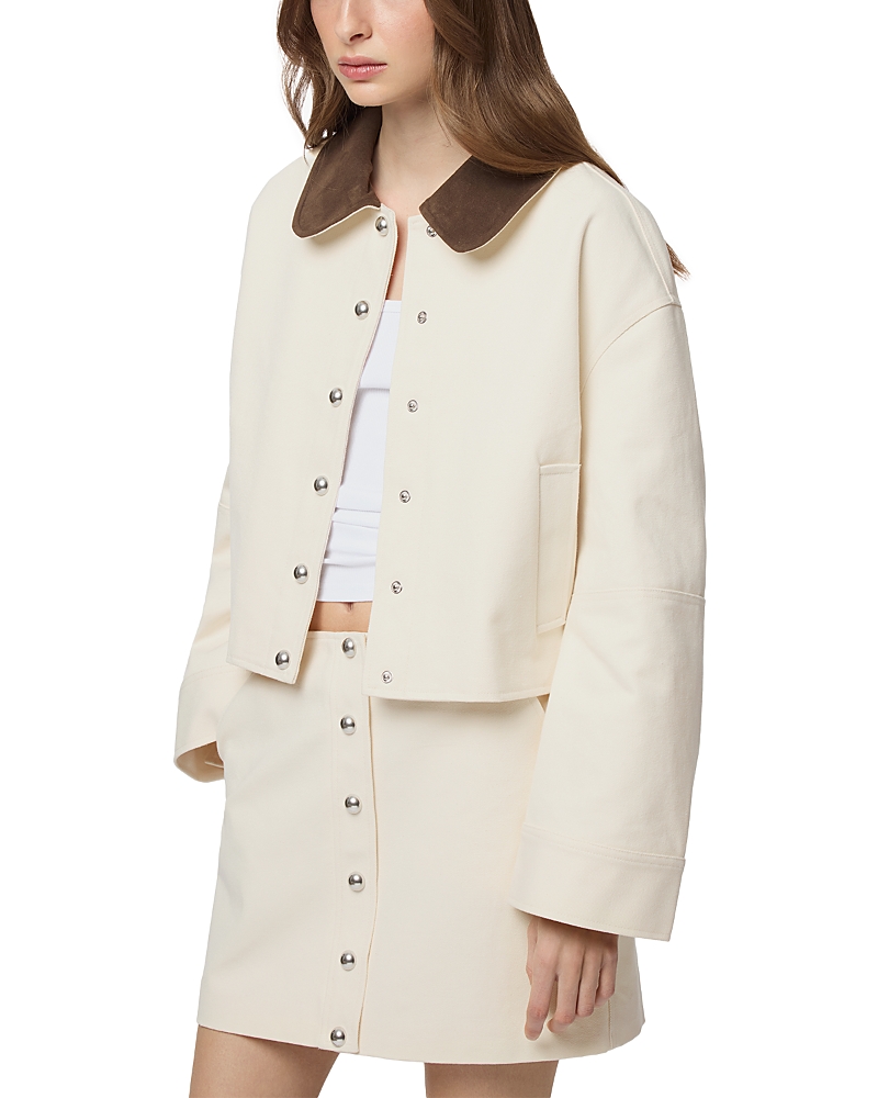 Apparis Ella Canvas Cropped Jacket