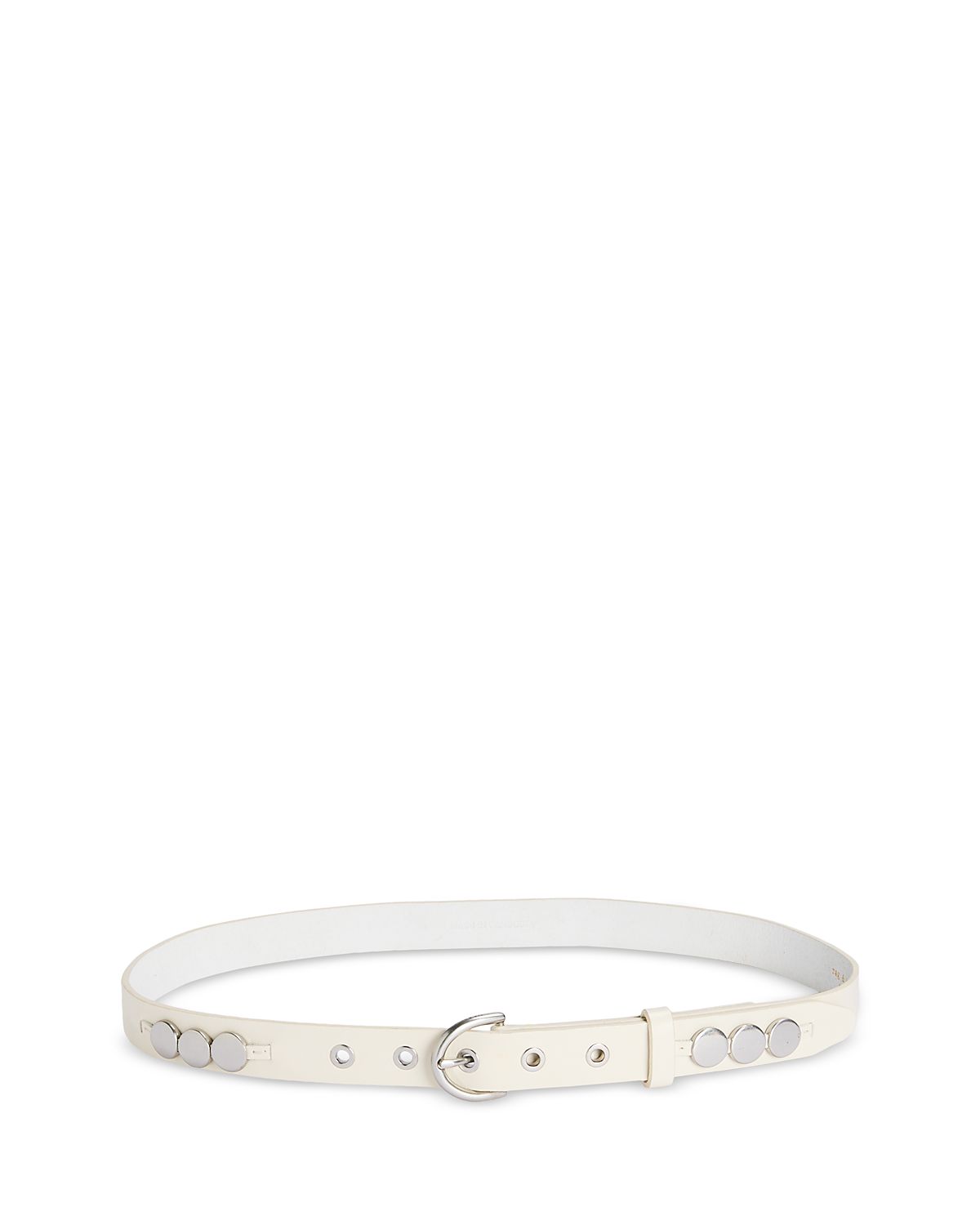 rag & bone Luna Women's Disc Detail Leather Belt