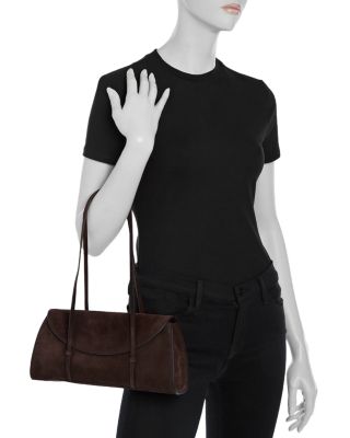 Elena Suede Shoulder Bag
