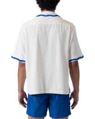 Luka Wave Embroidered Terry Shirt