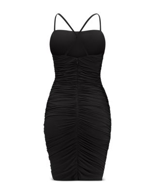 Ruched Jersey Mini Dress