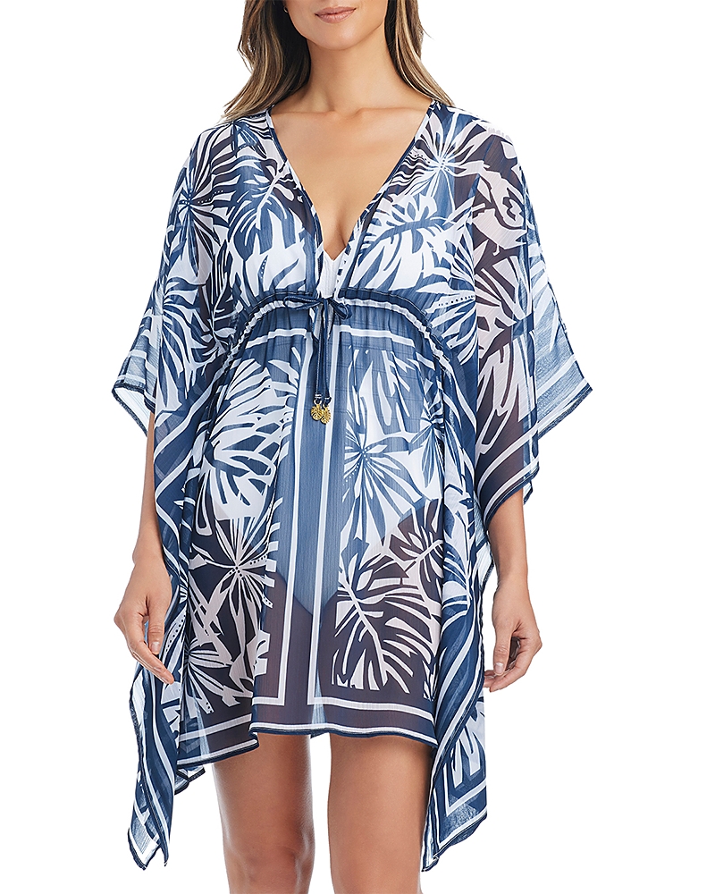 Bleu Rod Beattie Deep V Cover Up Caftan
