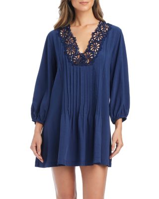 Bleu Rod Beattie Pleated Cover Up Dress