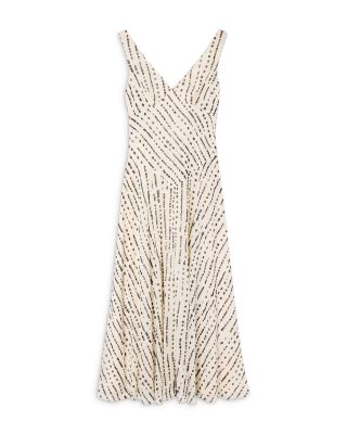 Dashed Spot Dobby Maxi Dress