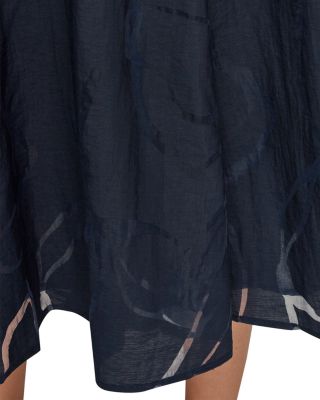 Short Sleeve Burnout Belted Shirt Dress