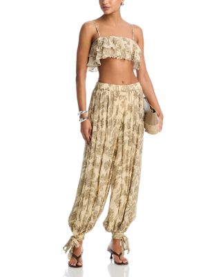 Ruffle Top & Harem Pants