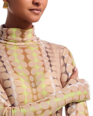 Shailene Dress in Tonal Dot