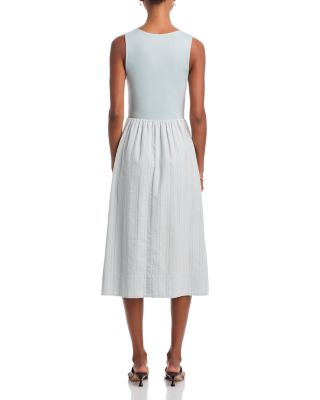 Mixed Media Midi Dress