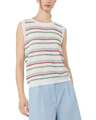 Wkdpiuma Striped Linen Top